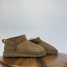Womens Ugg Classic Ultra Mini Tan Shearling L...
