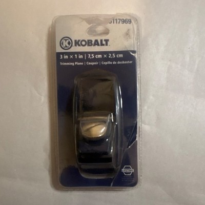 Kobalt Trimming Plane Metal Blade 3 in x 1 in Black Silver Model 0117969
