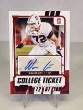 2021 Contenders Draft Picks College Ticket Autographs Walker Little Rookie Auto