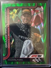 2024 Topps Chrome F1 Lewis Hamilton Green Refractor /99 Belgium GP