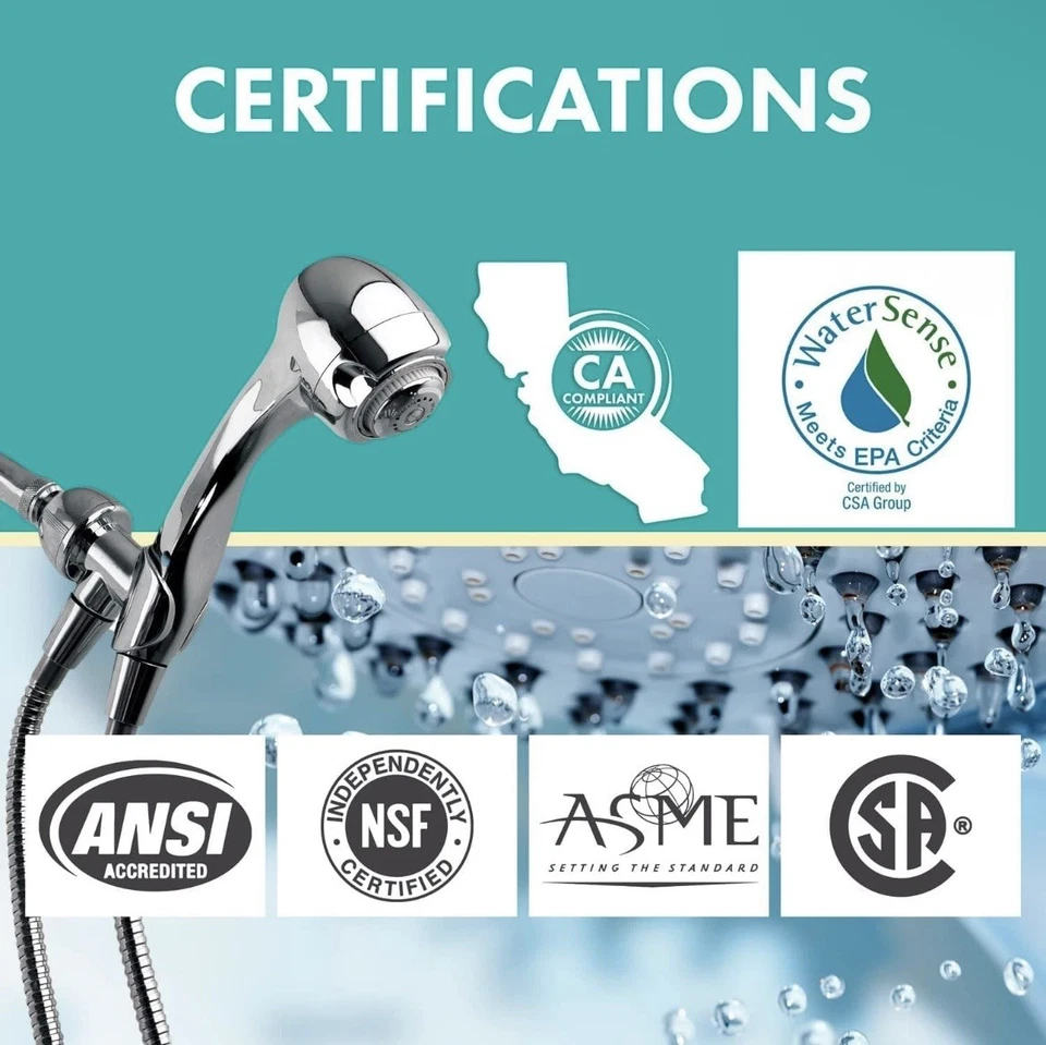 Earth Showerhead - Niagara Conservation | Energy & Water Saving Handheld Showerh - Image 3 of 4