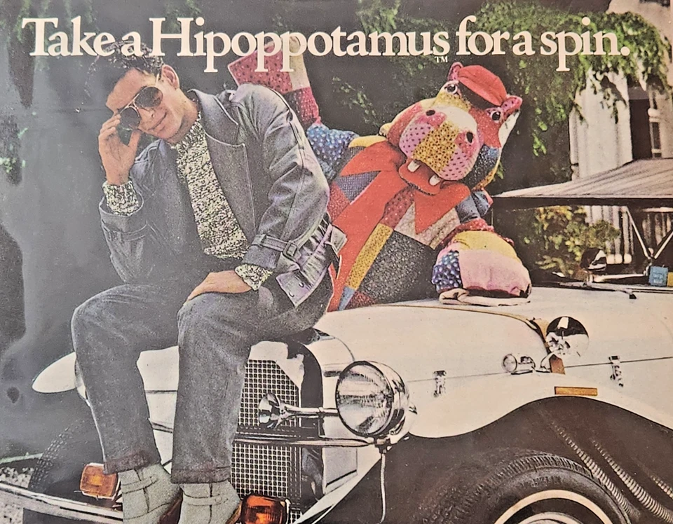 1982 Hipoppotamus Leather Boots Fashion Vtg Print Ad Magazine Page - Image 2 of 4