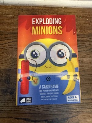 Exploding Minions Card Game by Exploding Kittens Complete Game