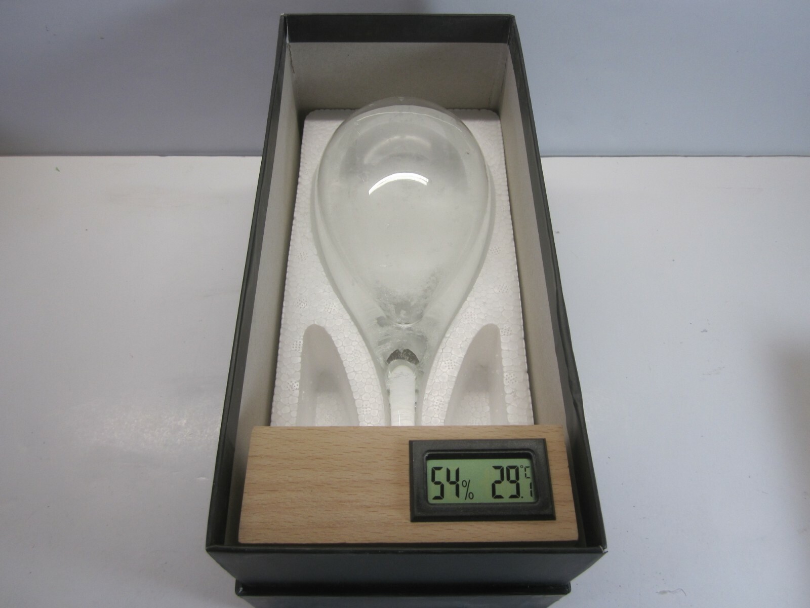 Storm Glass Barometer Crystal Water Drop Weather Predictor (New/Open
