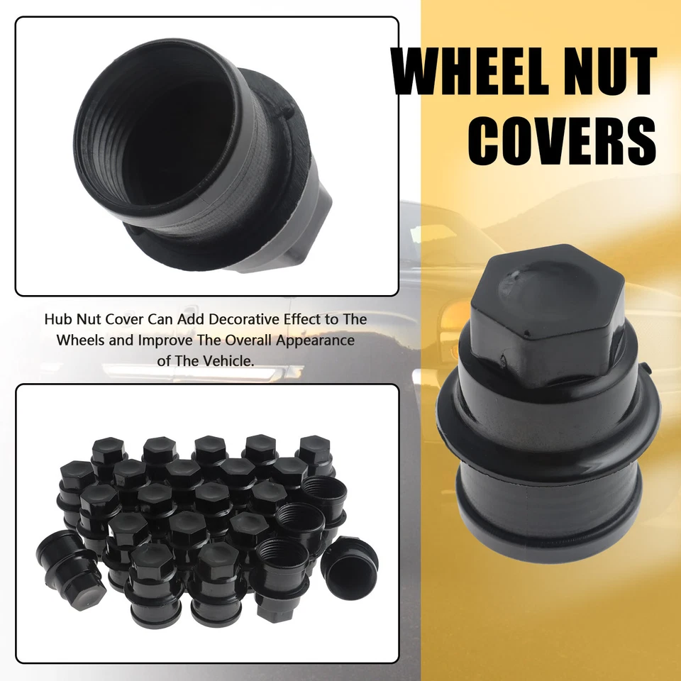 24 peças tampas de porca de roda M27-2.0 ajuste para 2000-2001 GMC Yukon XL 2500 - Imagem 4 de 4