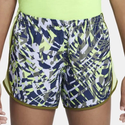 New Nike Big Girls' Dri-Fit Tempo Running Shorts 3” Green Camo Size S MSRP:$30 - Picture 7 of 15
