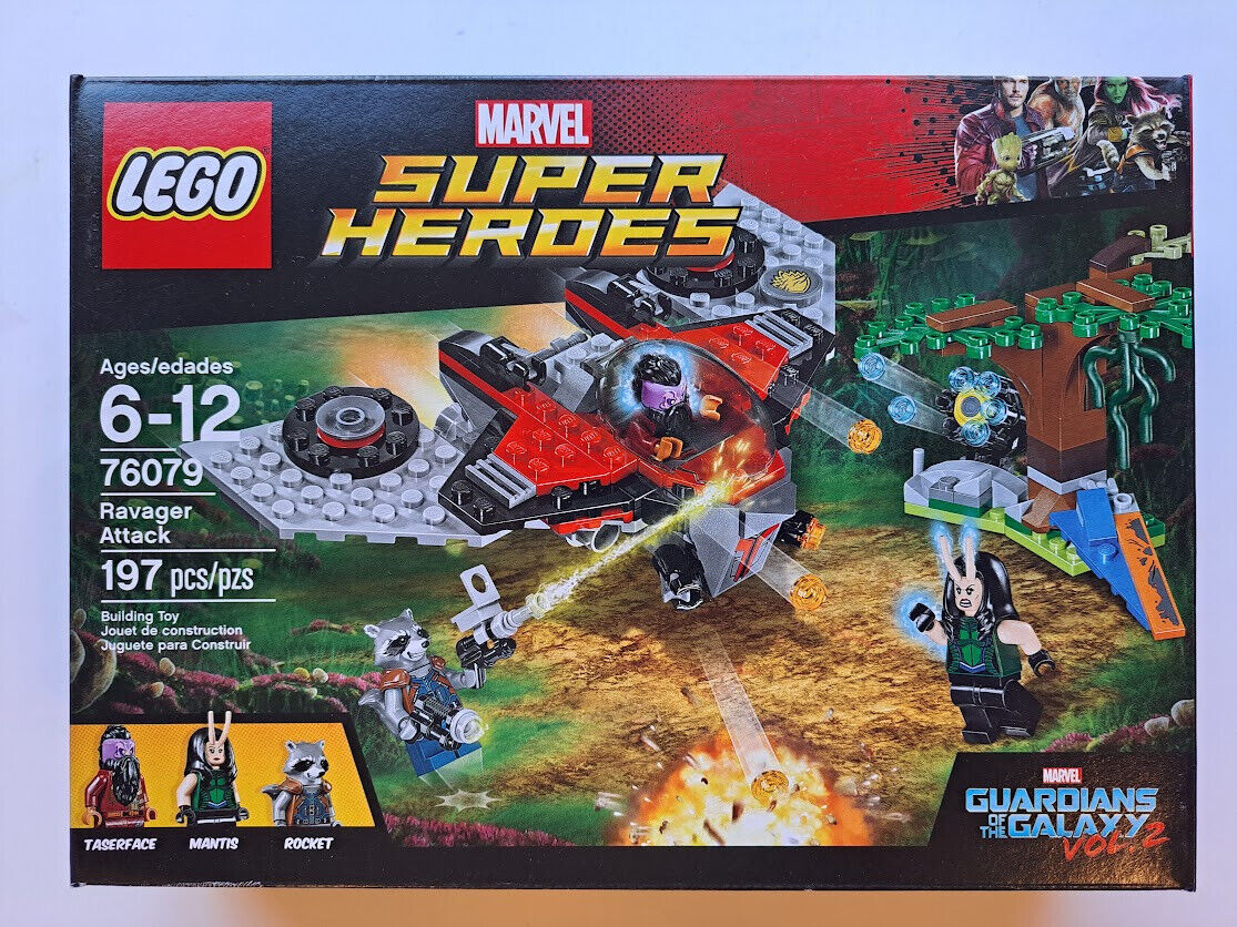 New Lego Marvel Super Heroes RAVAGER ATTACK 76079 Factory Sealed MIMB 2017