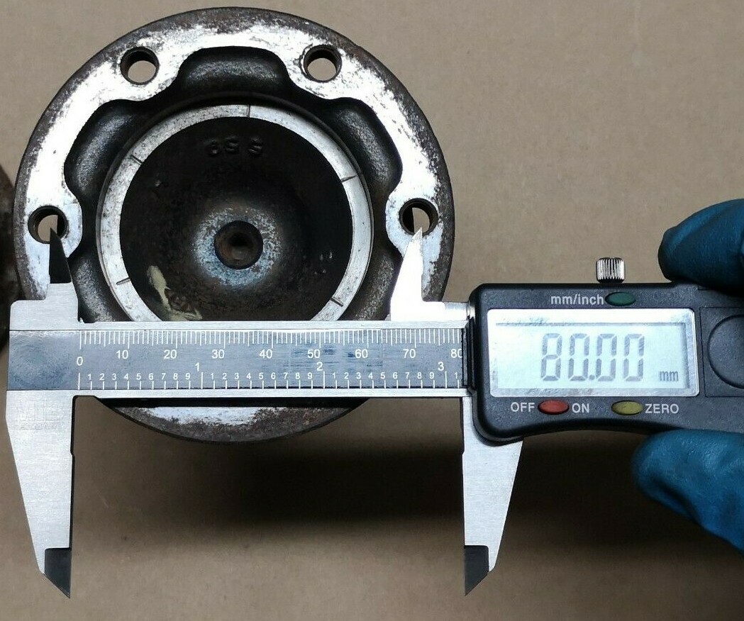 BMW E36 & Z3 output side flange 6x80 168 mm shaft cup small size