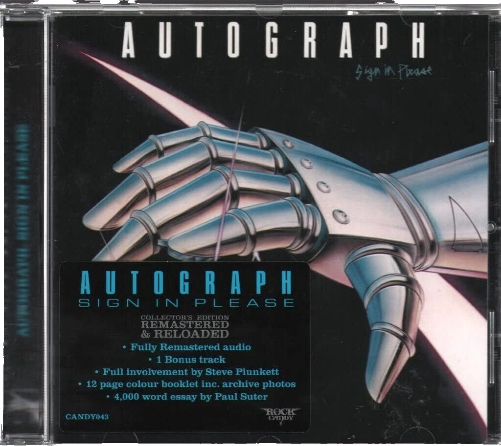 CD de música metal de autógrafos