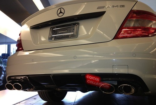 Carbon Fiber MERCEDES BENZ 08~11 W204 C63 Sedan rear diffuser ◎ - Picture 2 of 3