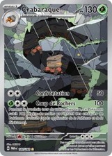 Carte Pokémon Crabaraque 183/182 EV04 Faille Paradoxe Illustration Rare FR
