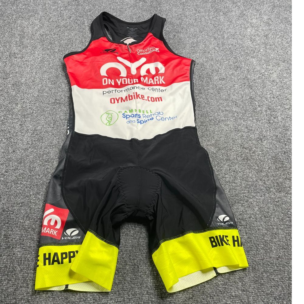 Voler Black Women's Olympic Performance Sports Padded Triathlon Suit Size L