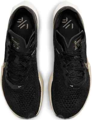 Nike ZoomX Vaporfly Next% 3 Black-Metallic Gold New Runners Size