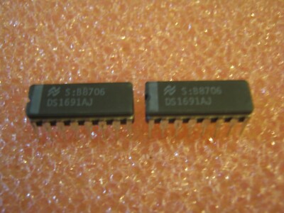 DS1691AJ Lot of 2 NOS from National Semiconductor
