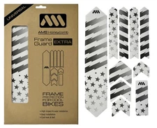 All Mountain Style AMS Honeycomb Frame Guard EXTRA (XL) - Patriot Black