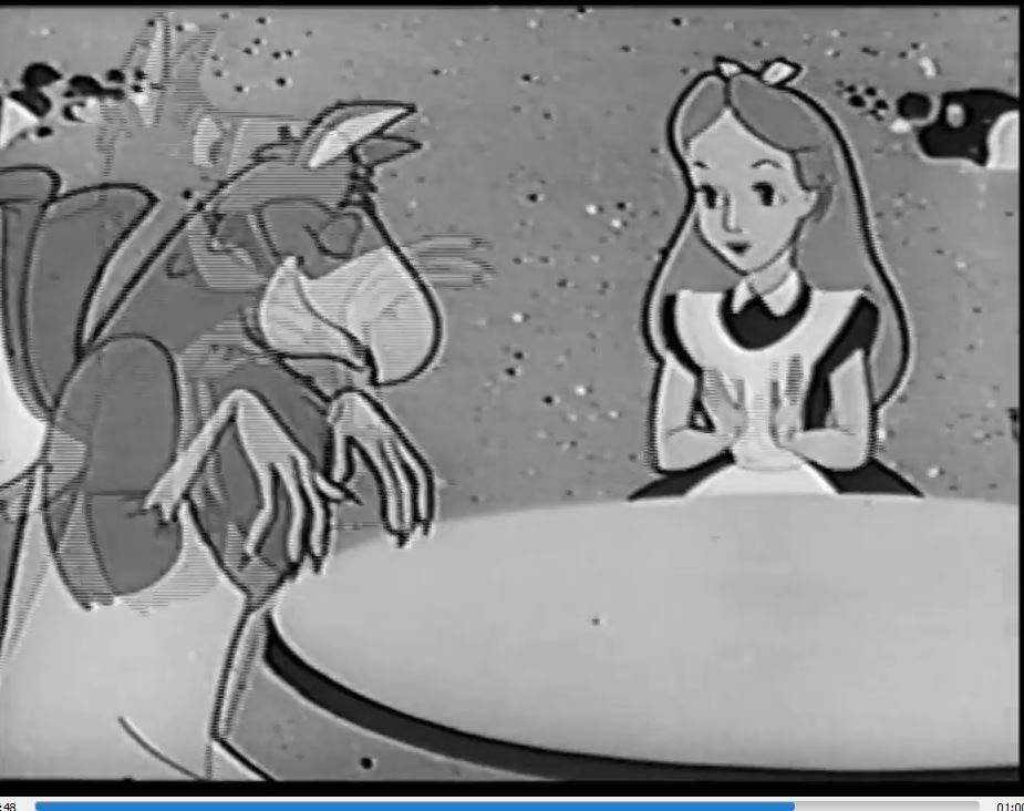 🧡 Alice in Wonderland Disney production cel Art Corner Mock