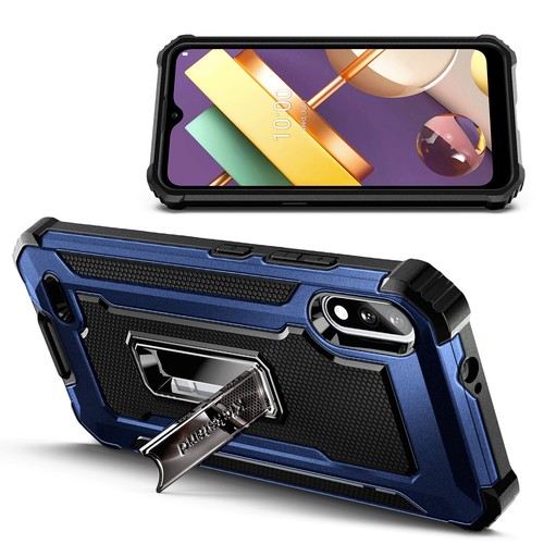 Funda de soporte incorporada a prueba de golpes para LG K22 / K22 Plus + protector de pantalla - Imagen 8 de 16