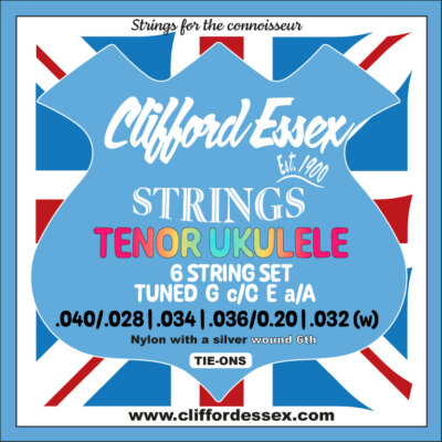 CLIFFORD ESSEX 6 STRING TENOR UKULELE. TUNED G cC E aA