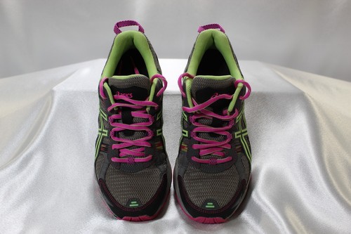 Asics Gel Venture 5 - Para mujer Talla 8 - Zapatos deportivos - Verde Rosa Gris T5N8N - Imagen 3 de 7