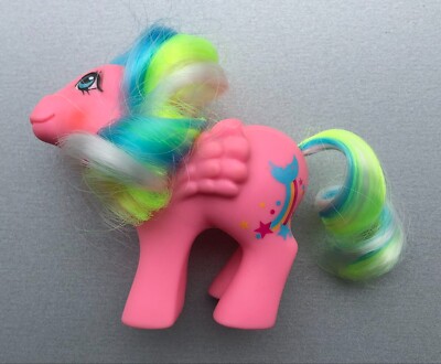 REHAIRED Vintage 80s G1 MLP My Little Pony Rainbow BABY STARBOW UK EXCLUSIVE Toy