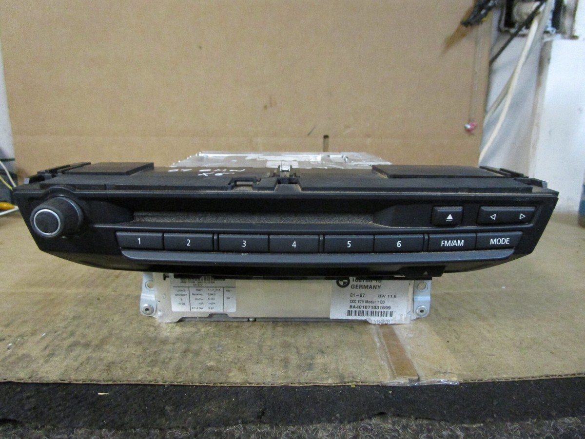 07-10 BMW X5 X6 Radio Stereo CD Player Receiver Navigation System 