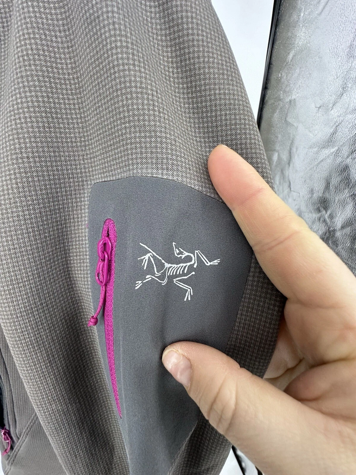 arcteryx full zip hooded outdoor polartec flaw a92v jacket