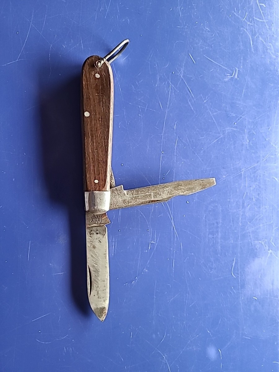 Sabre 35 Japan Pocket Knife 2 Blade Wood Handle | eBay