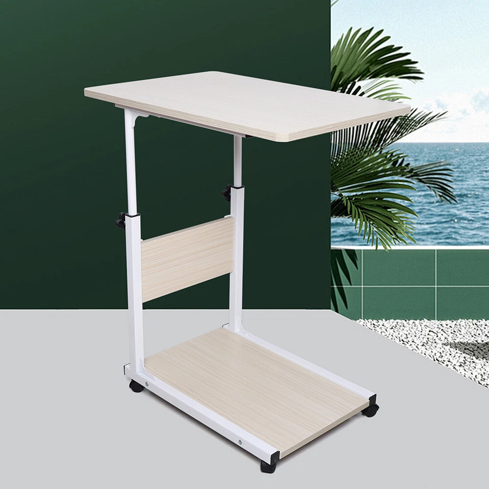 Laptop table H? adjustable notebook table??ber bed table with 4 castors new - Image 2 of 4