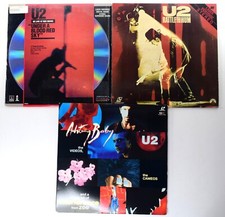 Lot of 3 Laserdiscs: U2 Live at Red Rocks  Achtung Baby  Rattle and Hum