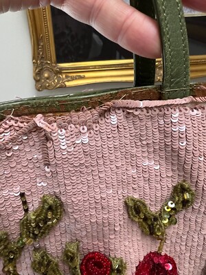 VALENTINO Garavani Sequin Pink Rose Tote New Y2K VTG | eBay