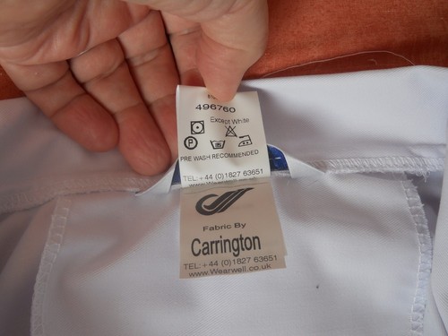 NEW WEARWELL UNISEX WHITE FOOD/LAB COAT 124CM/48IN SIZE 124cm/48in - Picture 7 of 11