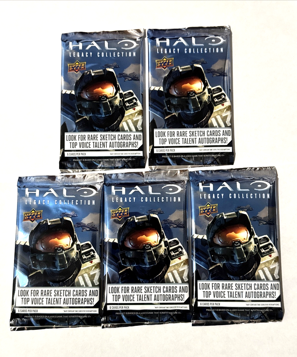5x 2024 Upper Deck Halo Legacy Collection Factory Sealed Hobby