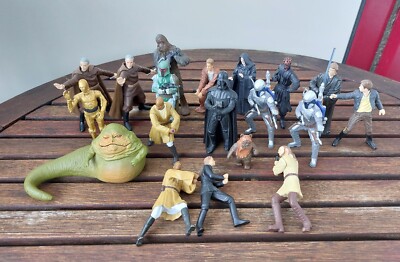 19x Star Wars LFL 2007 Keychains Schlüsselanhänger Actionfiguren Figuren
