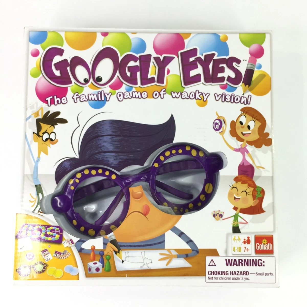 Googly Eyes Game - Family Drawing Game with Crazy, Vision-Altering