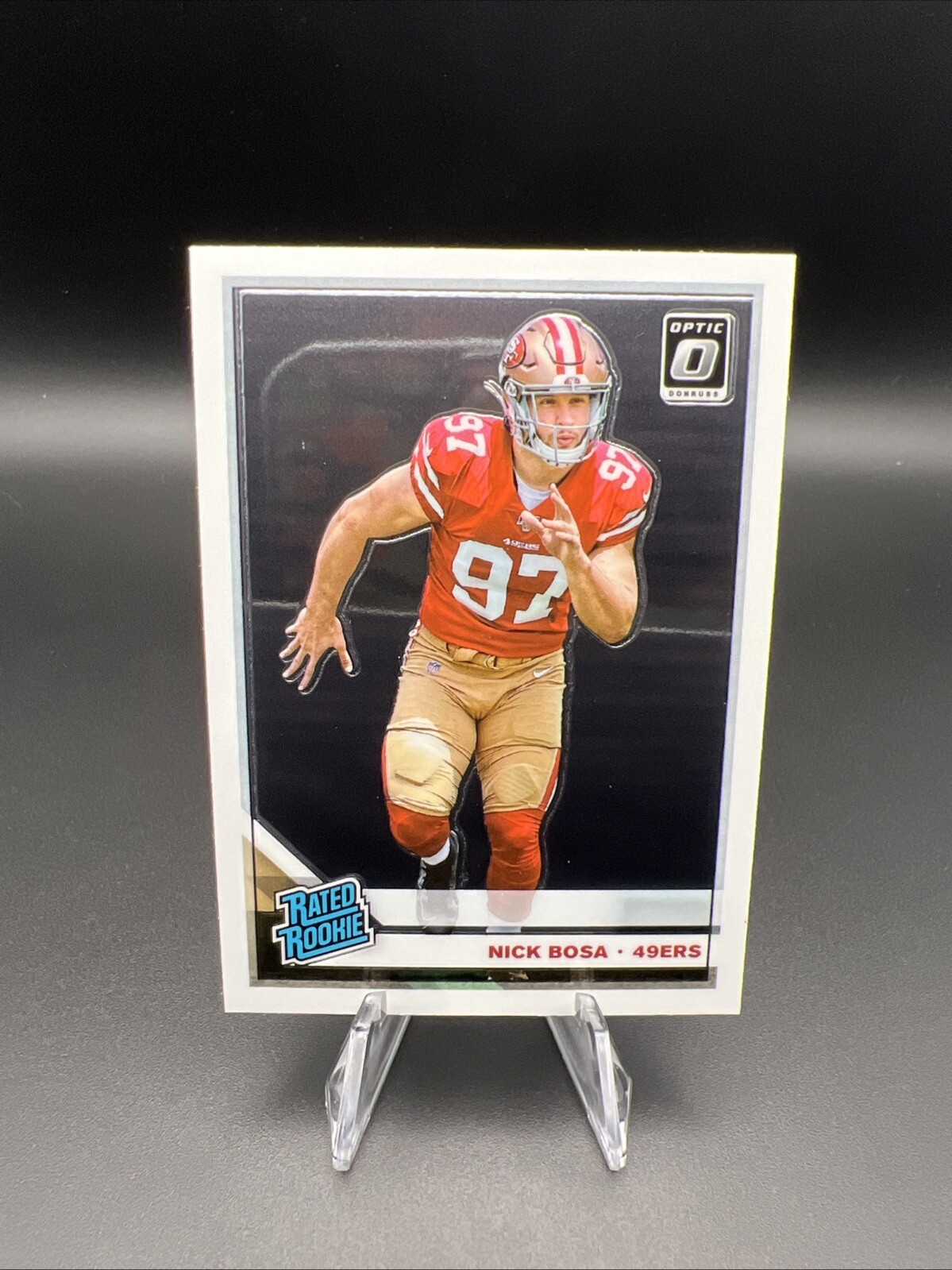 2019 Panini Donruss Optic Nick Bosa Rated Rookie San Francisco 49ers #168
