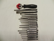 Snap-on 19 Piece Punch Chisel Set W Ppc-5a Holder