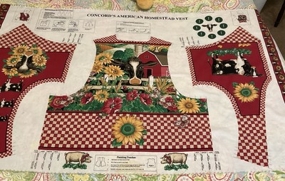 Concord s American Homestead Make-it Yourself Vest With Instructions 