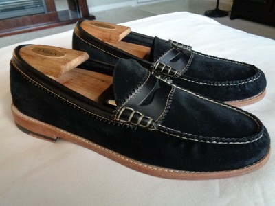 gh bass suede loafers
