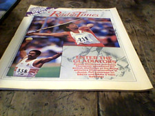 RADIO TIMES 1987 ATHLETICS KATHERINE HEPBURN GEORGE C. SCOTT MUSSOLINI FIVE STAR