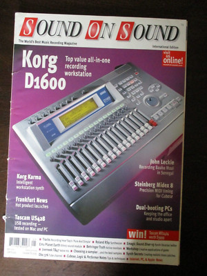 SOUND ON SOUND MAGAZINE MAY 2001 KORG D1600 KARMA JOHN LACKIE BAAB MAAL MUSIC