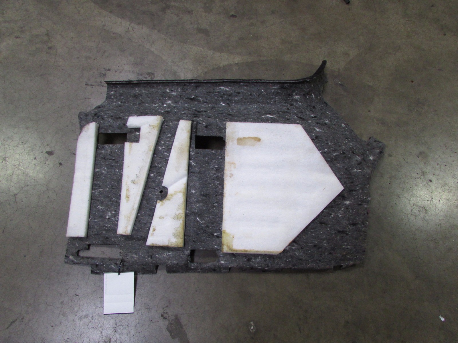 Ferrari 458 Italia, RH, Right Front Floor Carpet, Black, Used, P/N 83007890