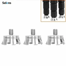 Selens 3x 3/8"Stainless Steel Tripod Rock Feet Spike for Gitzo RRS BENRO SIRUI