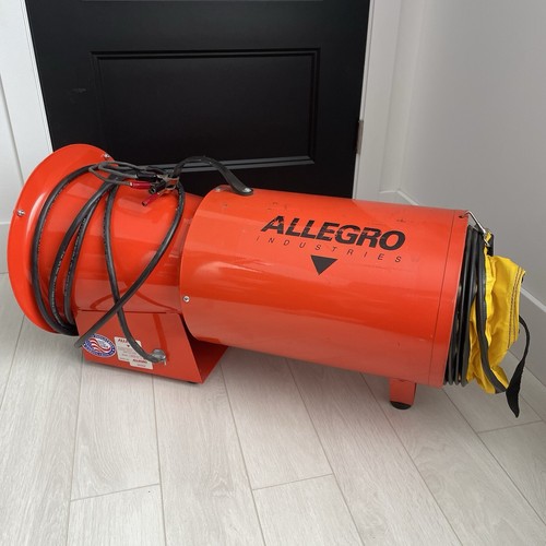 ALLEGRO 9506-01 Metal Blower w/ Canister Confined Space Fan 8" Axial 12VDC - Bild 2 von 17
