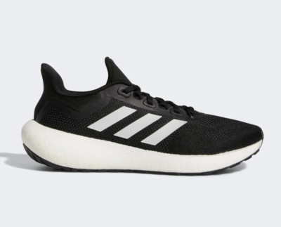 NEW Adidas Pureboost Jet Black White 10 Running Shoes Sneakers GW8588
