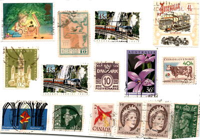 コレクション ANTIQUE STAMPS/POSTCARDS Vintage Stamp Collection