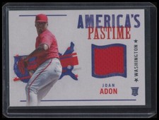 2022 Joan Adon Panini Chronicles #APS-JA America's Pastime Swatches - Nationals