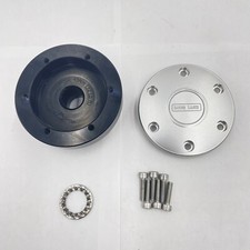 LR Series III 48 Spline Sreering Wheel Black Boss Kit With silver cap EXT900-65