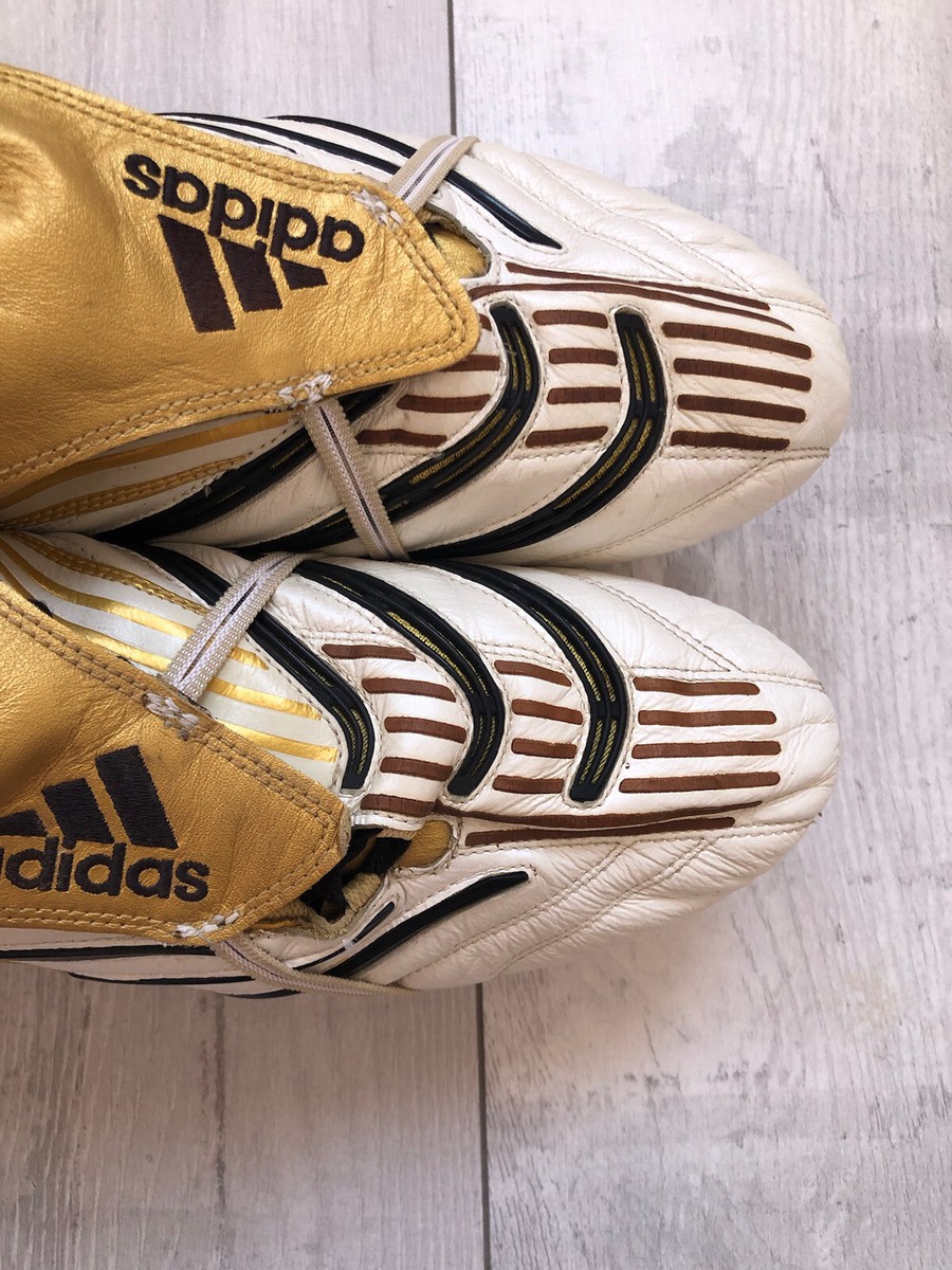 Adidas Predator Absolute Gold White Football Soccer Cleats Adidas Predator Absolute Gold White Football Soccer Cleats