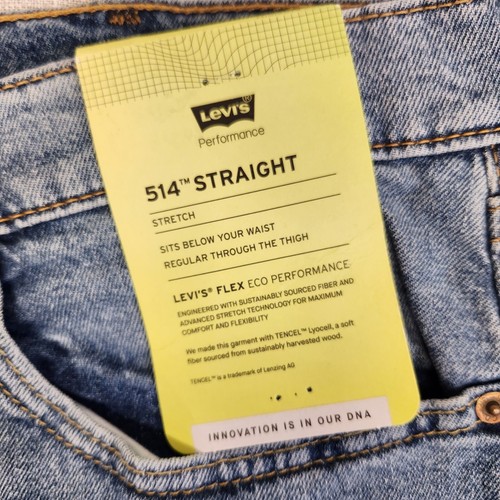 Levis 514 Straight Stretch Mens Size 40x30 Jeans - Bild 4 von 7