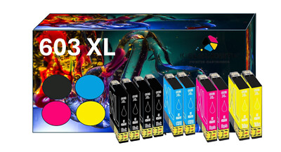 Drucker Patronen passt  für Epson 603 XL Expression Home XP 2100 2105 3100 3105